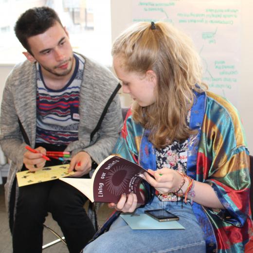 living our beliefs youth worker and young Quaker exploring living our beliefs