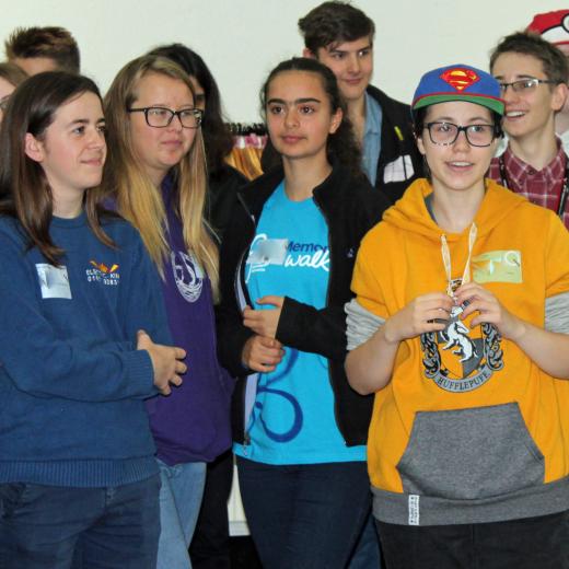 YQPD 2018 Group of young people looking in different directions