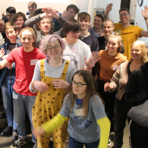 Young Quakers Participation Day 2019 Group of young people and team members