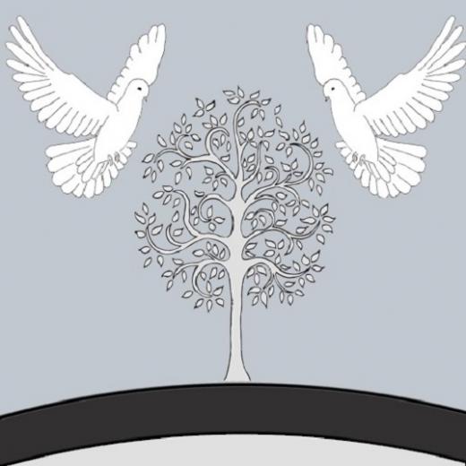 A tree with two doves