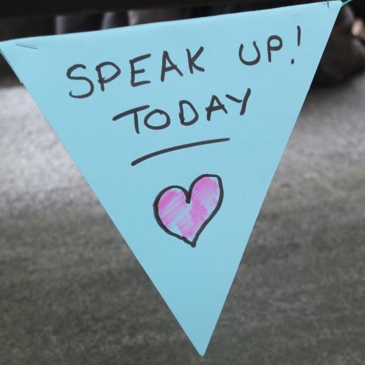 Speak up today Speak up today