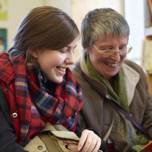 Young Quakers Participation Day young person and adult