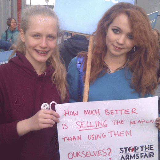 Testimonies Young Quakers at a peace demonstration