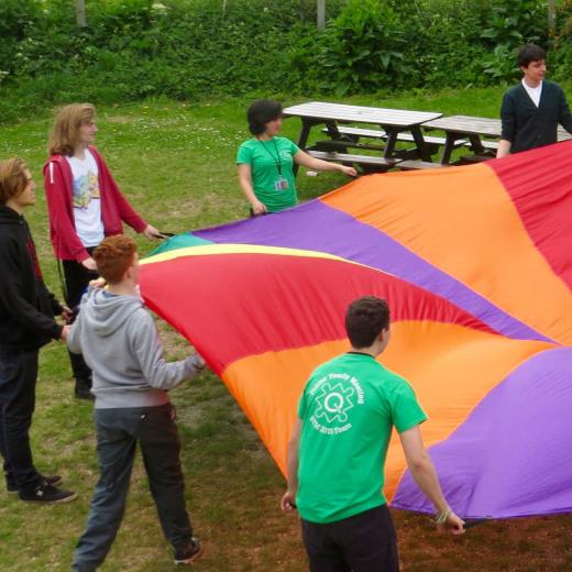 Junior Yearly Meeting: 2015 Parachute game