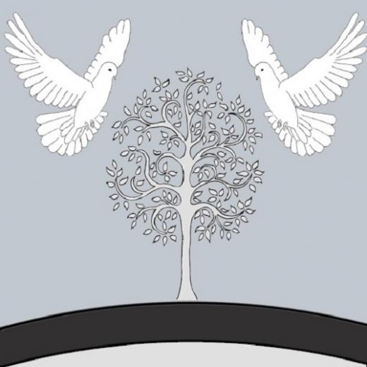 Living our beliefs A tree with two doves